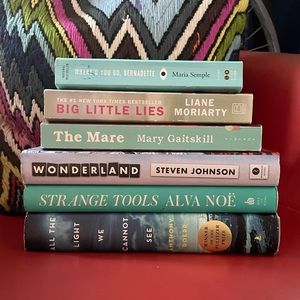 📚Bundle of books 6 piece lot / paperback and hardcover novels and nonfiction